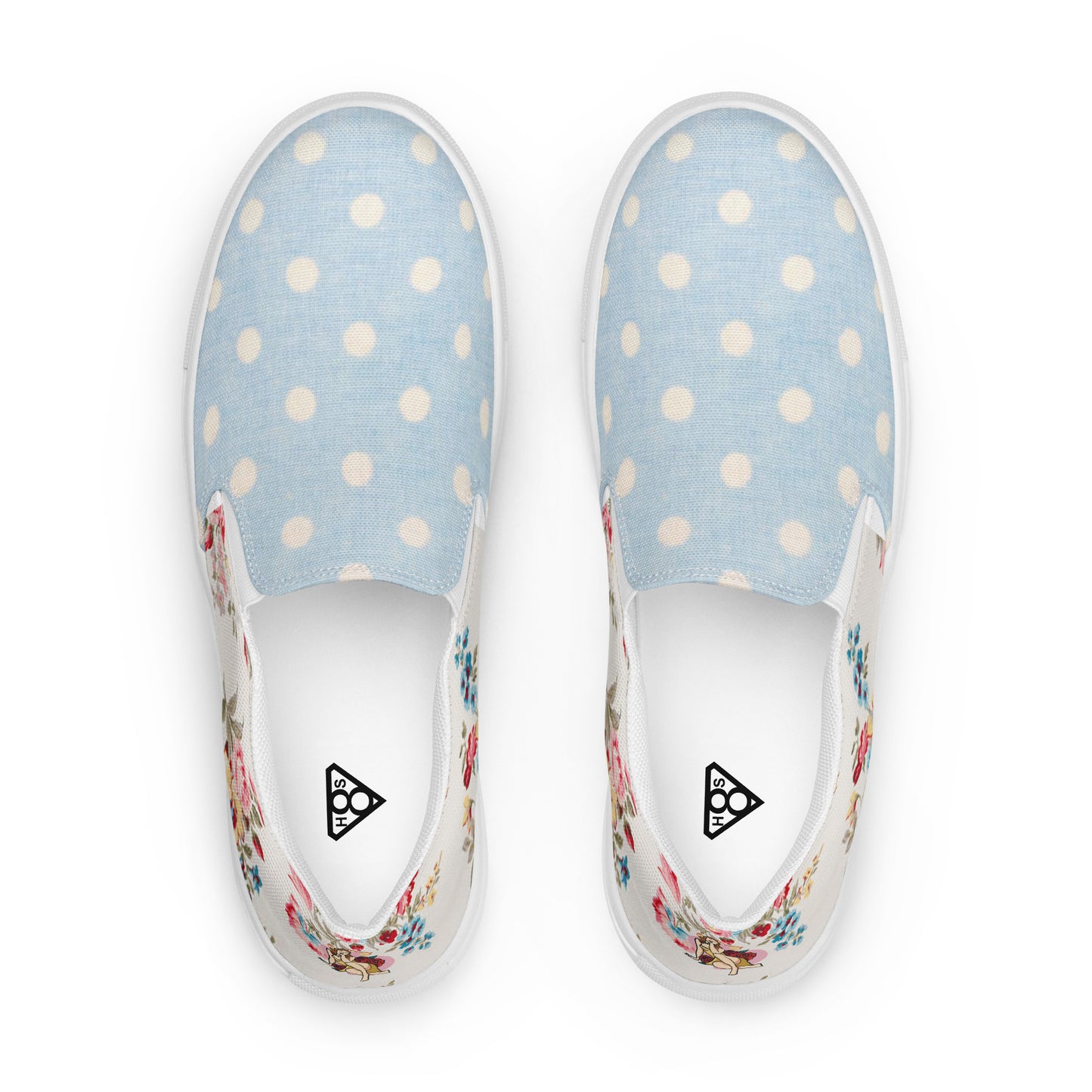 Women’s slip-on canvas shoes (Pin-up Lady)