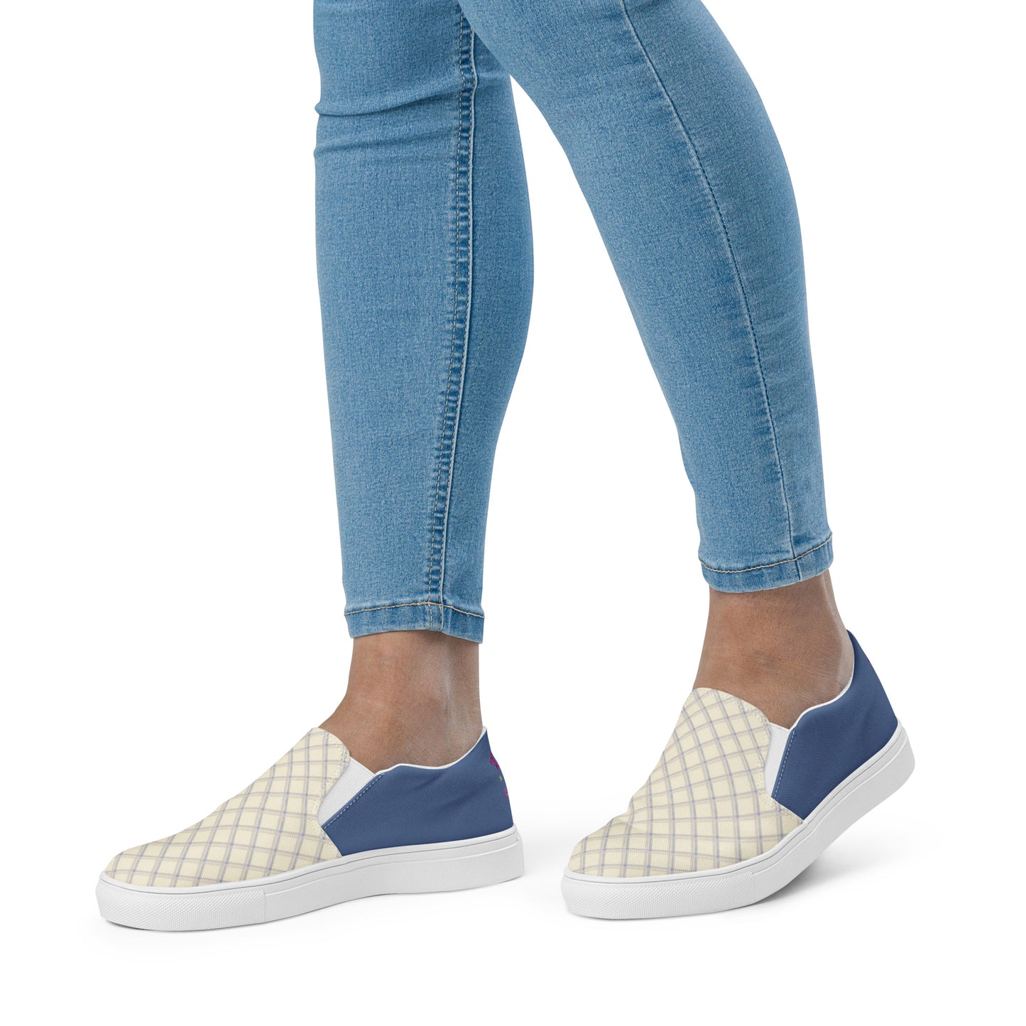 Women’s slip-on canvas shoes (Today Will Be A Great Day)