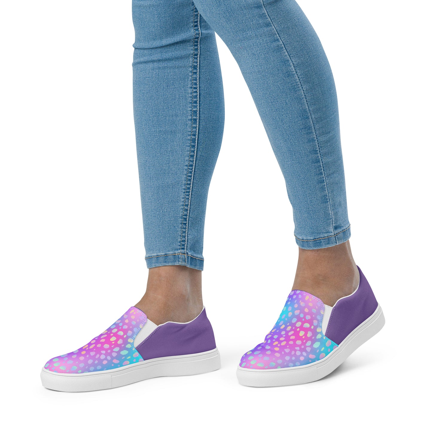 Women’s slip-on canvas shoes (Never Stop Being You)