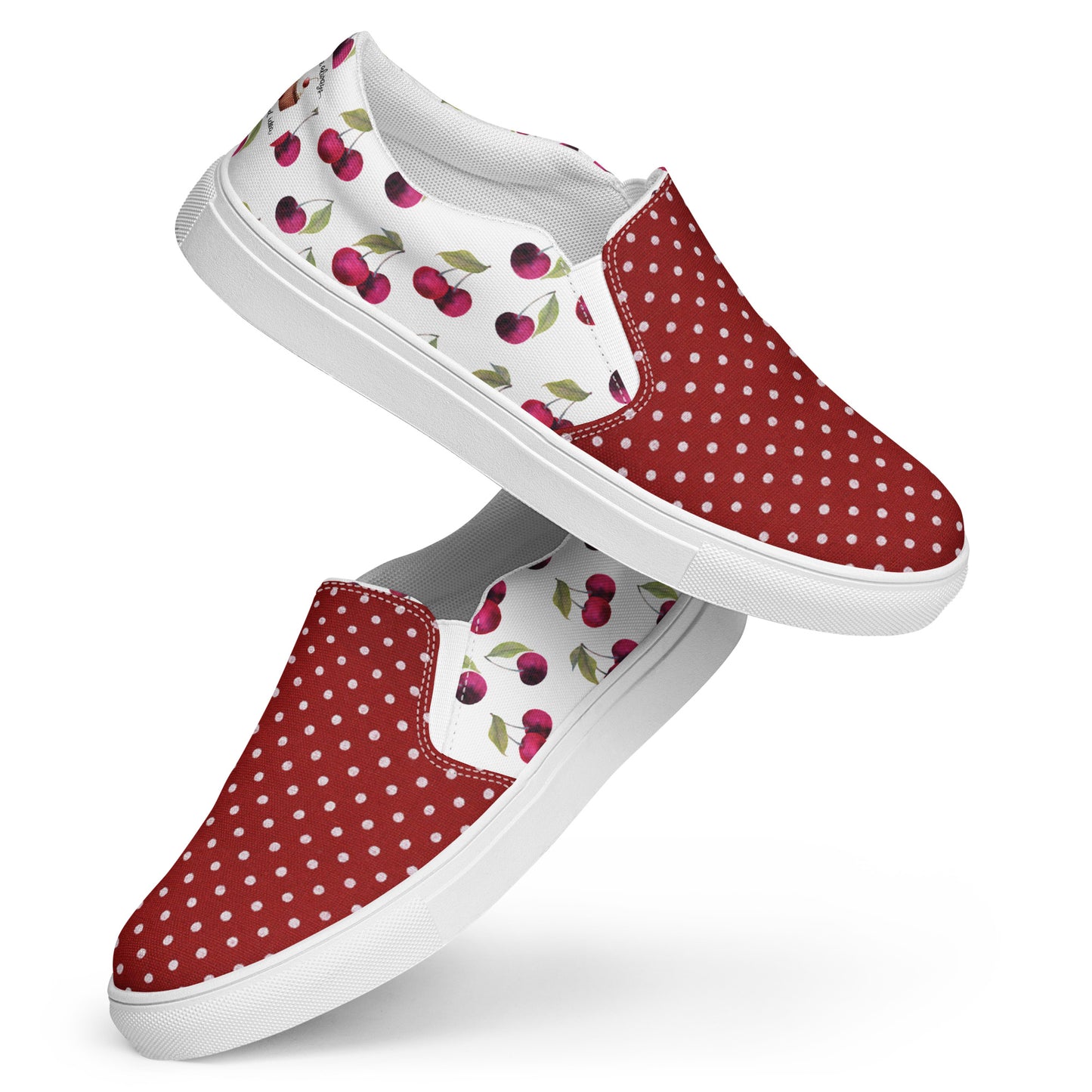 Women’s slip-on canvas shoes (Cake Always a Good Idea)