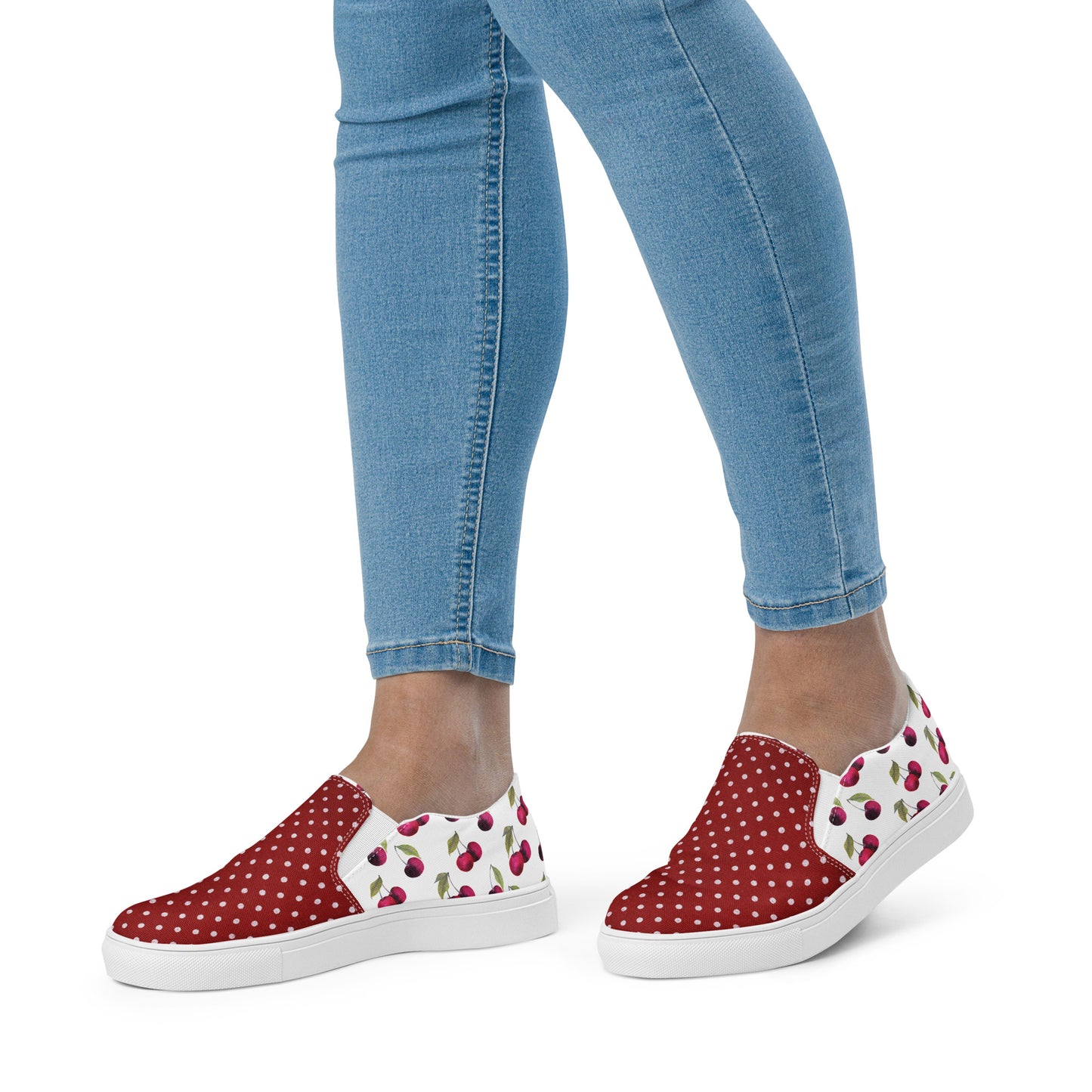 Women’s slip-on canvas shoes (Cake Always a Good Idea)