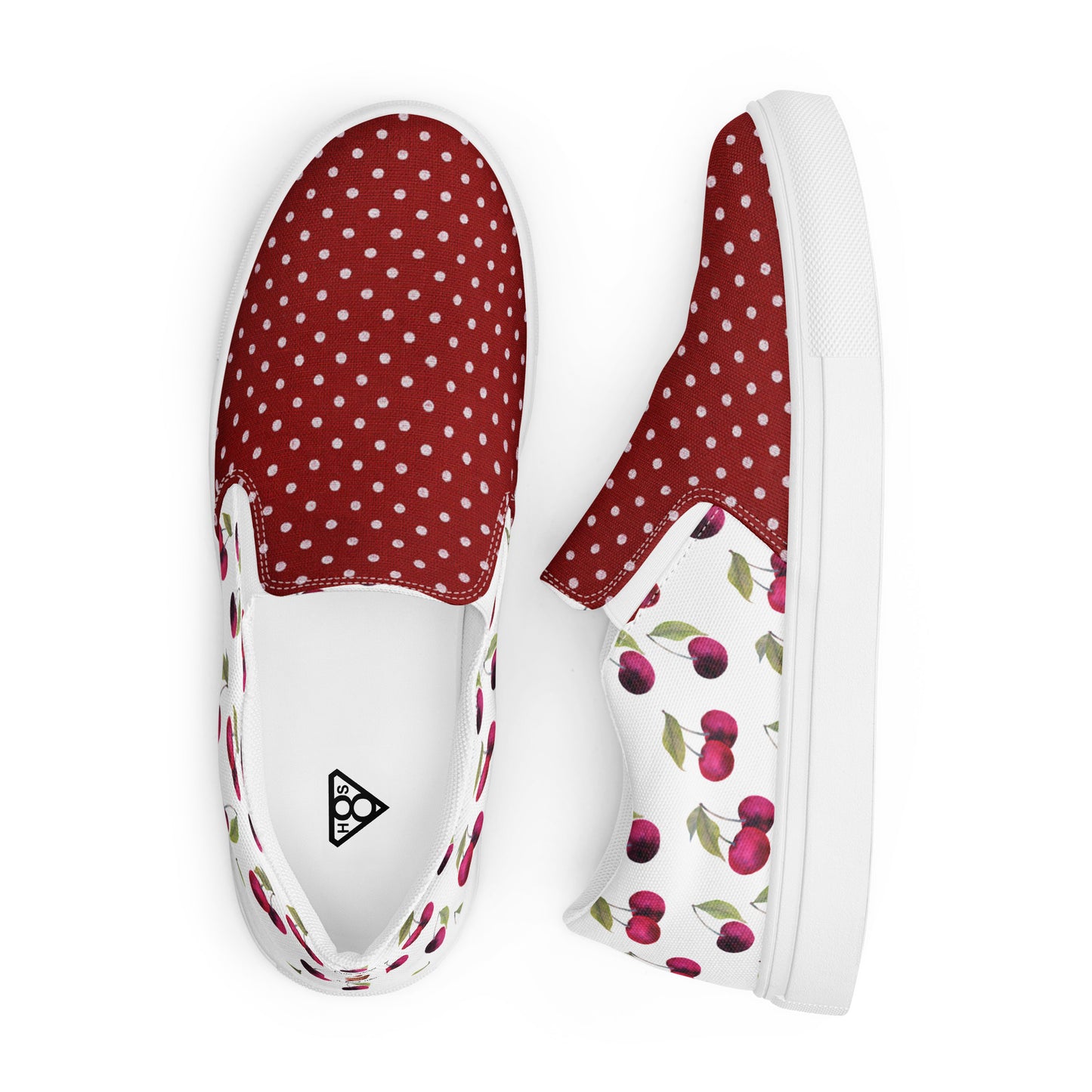 Women’s slip-on canvas shoes (Cake Always a Good Idea)