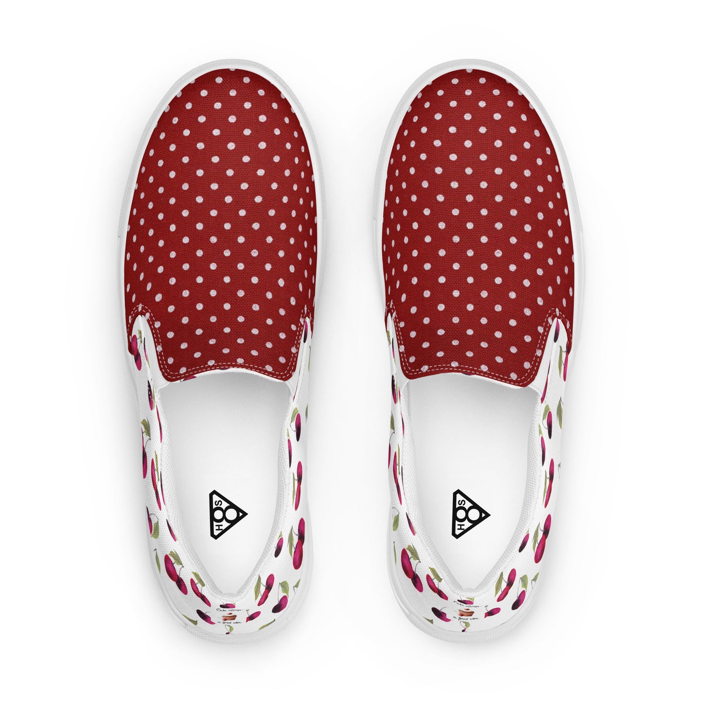 Women’s slip-on canvas shoes (Cake Always a Good Idea)