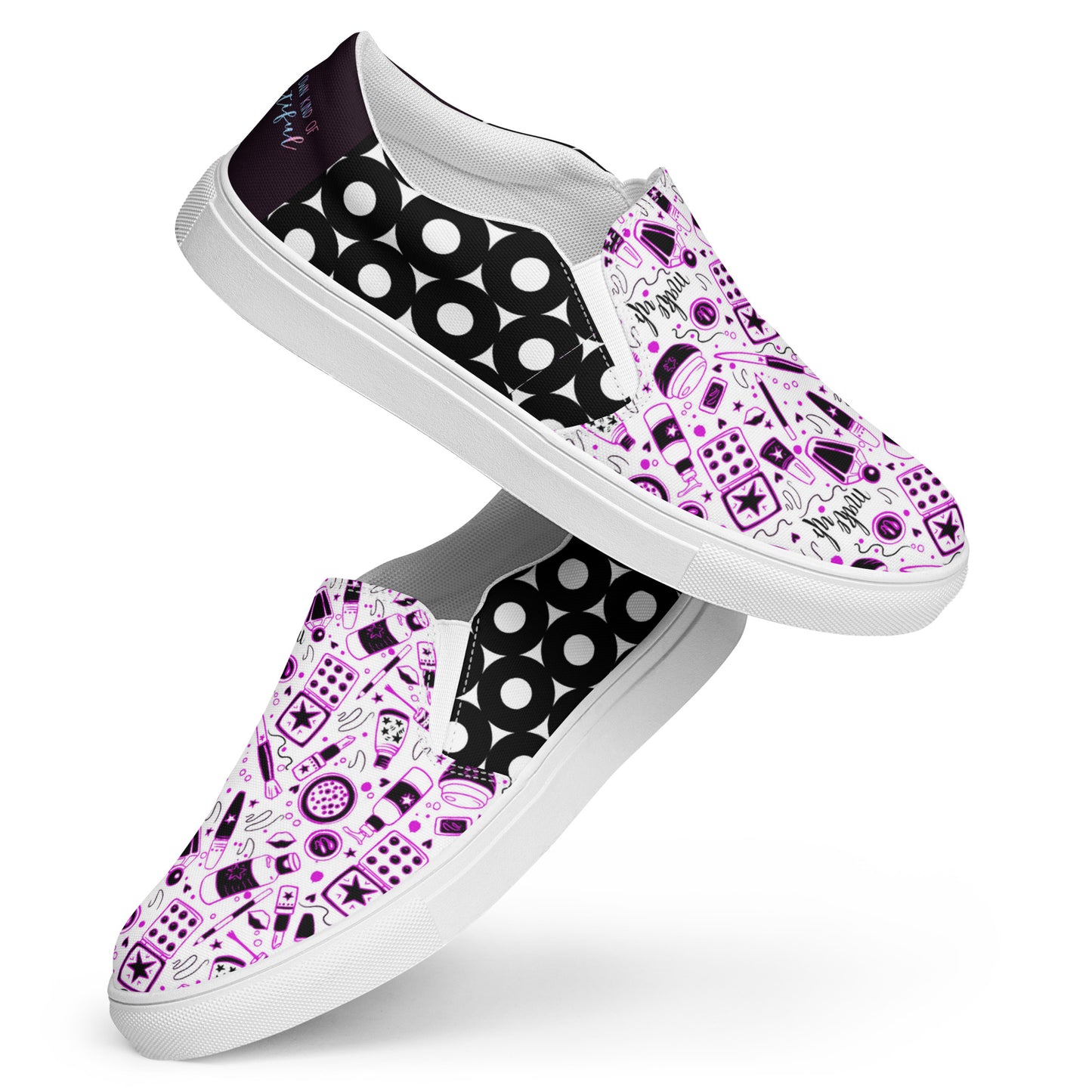 Women’s slip-on canvas shoes (Be Your Own Kind Of Beautiful)