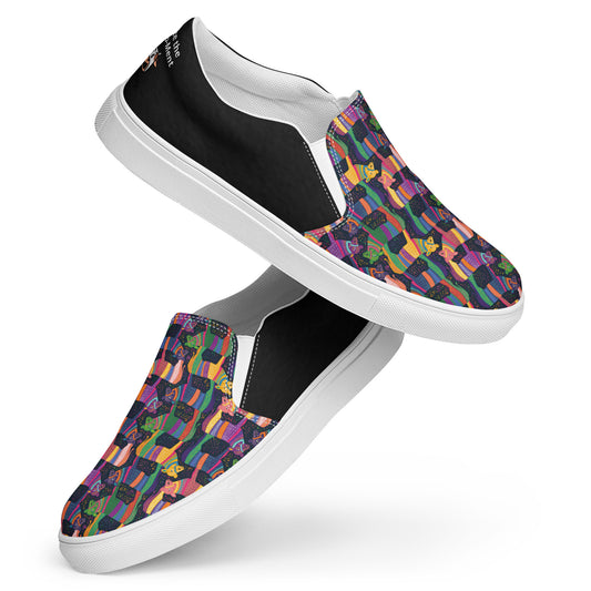 Women’s slip-on canvas shoes (Seize the Moo-Ment)