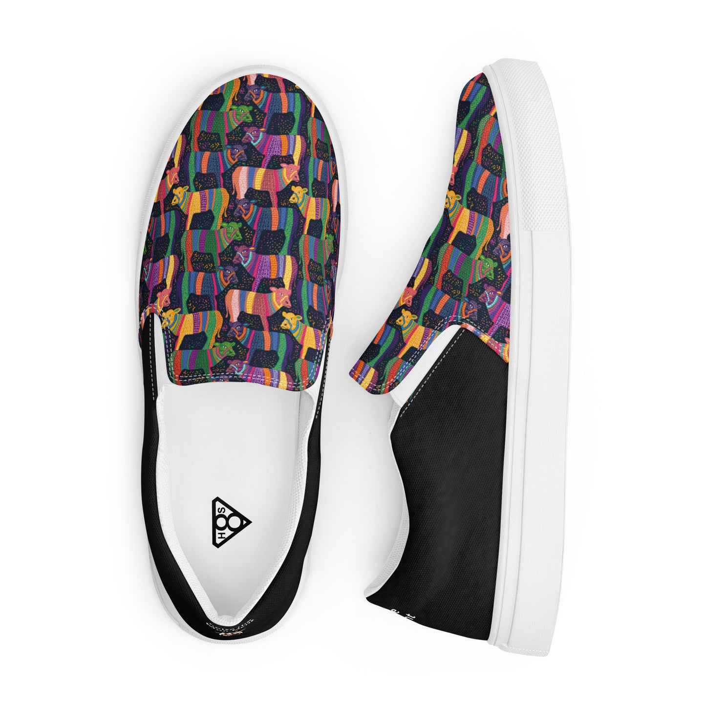 Women’s slip-on canvas shoes (Seize the Moo-Ment)