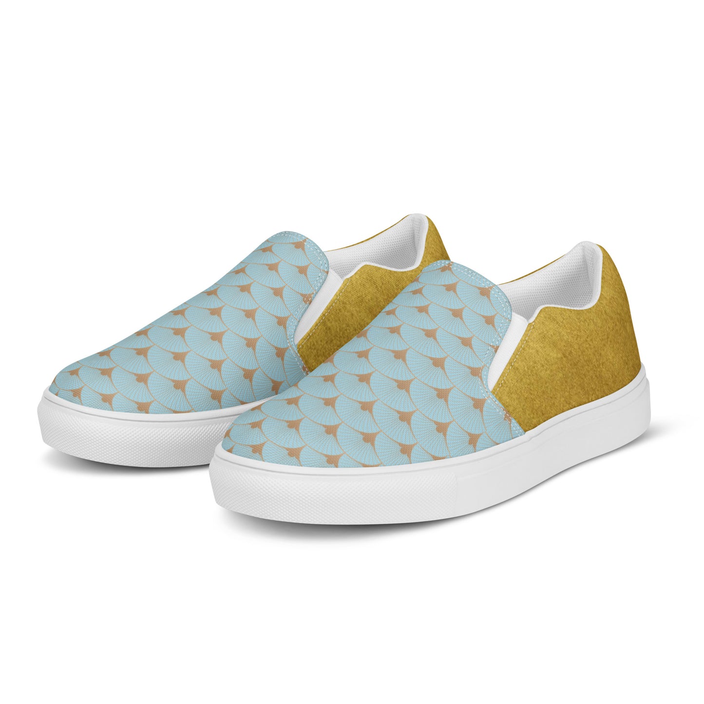 Women’s slip-on canvas shoes (Colorful Fish)