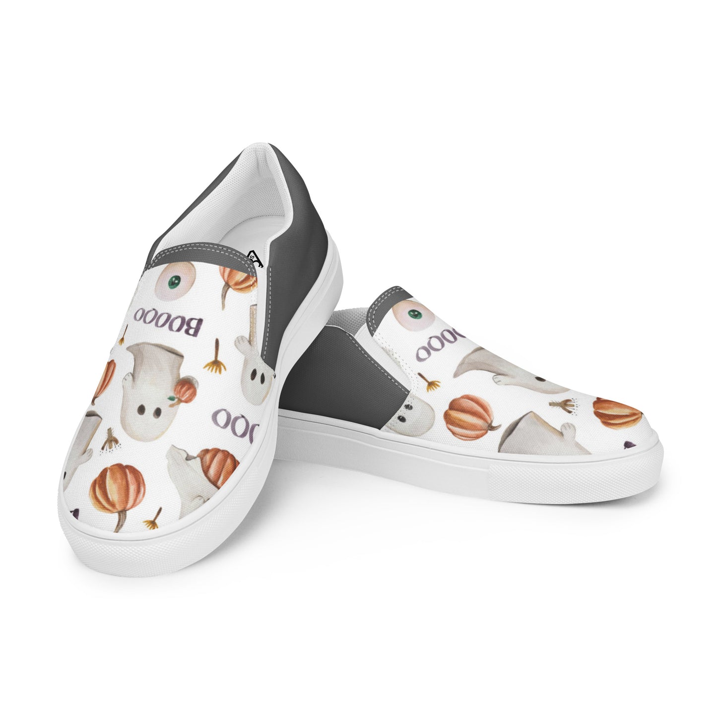 Women’s slip-on canvas shoes (Halloween 4- Spooky Vibes)