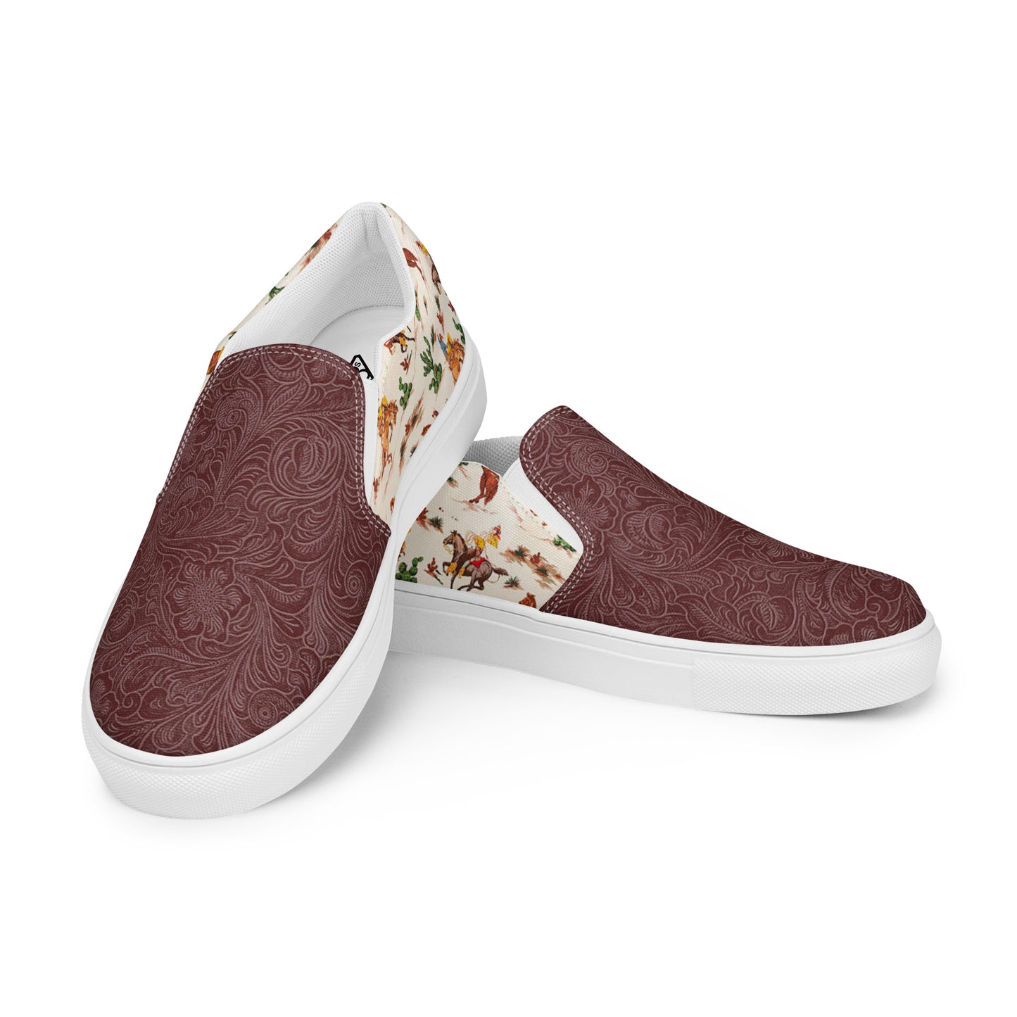 Women’s slip-on canvas shoes (Born To Raise Hell)