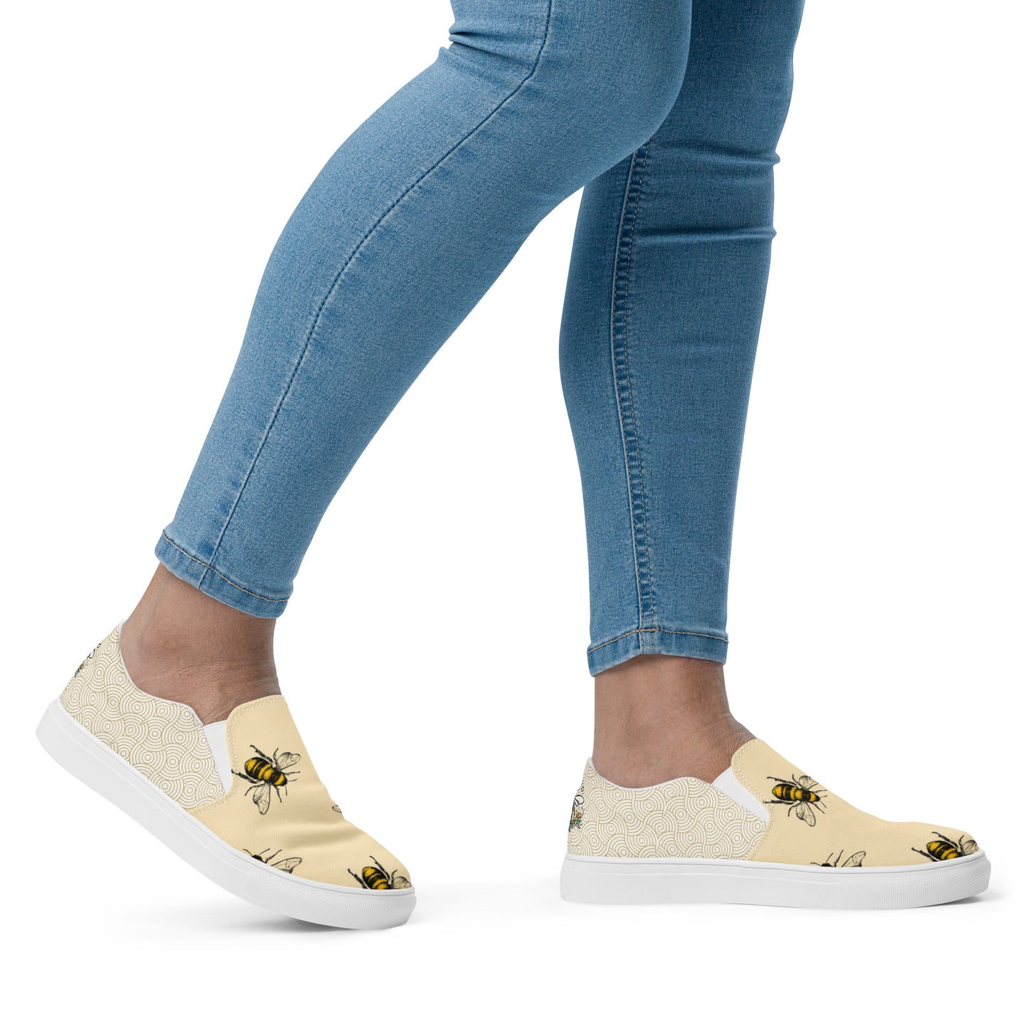 Women’s slip-on canvas shoes (Bee Kind)