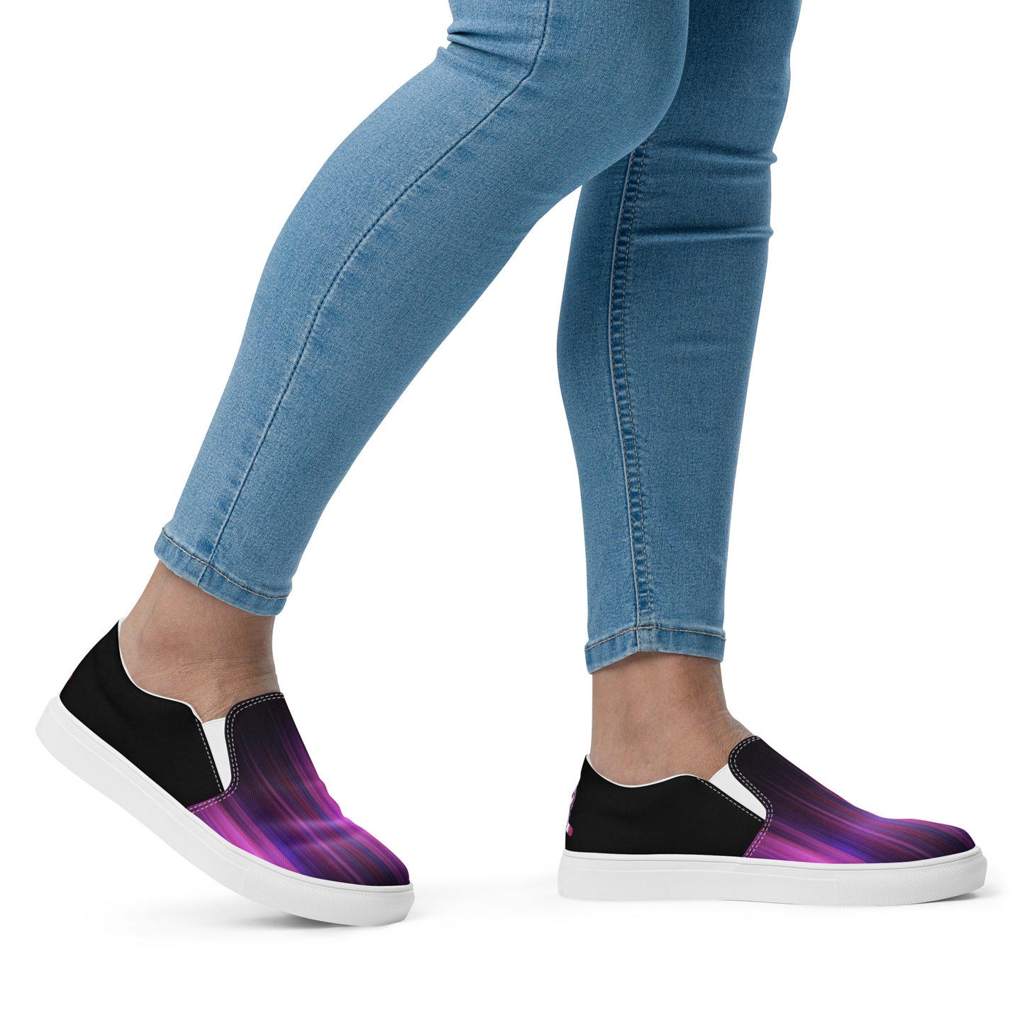 Women’s slip-on canvas shoes (Cute Unicorn)