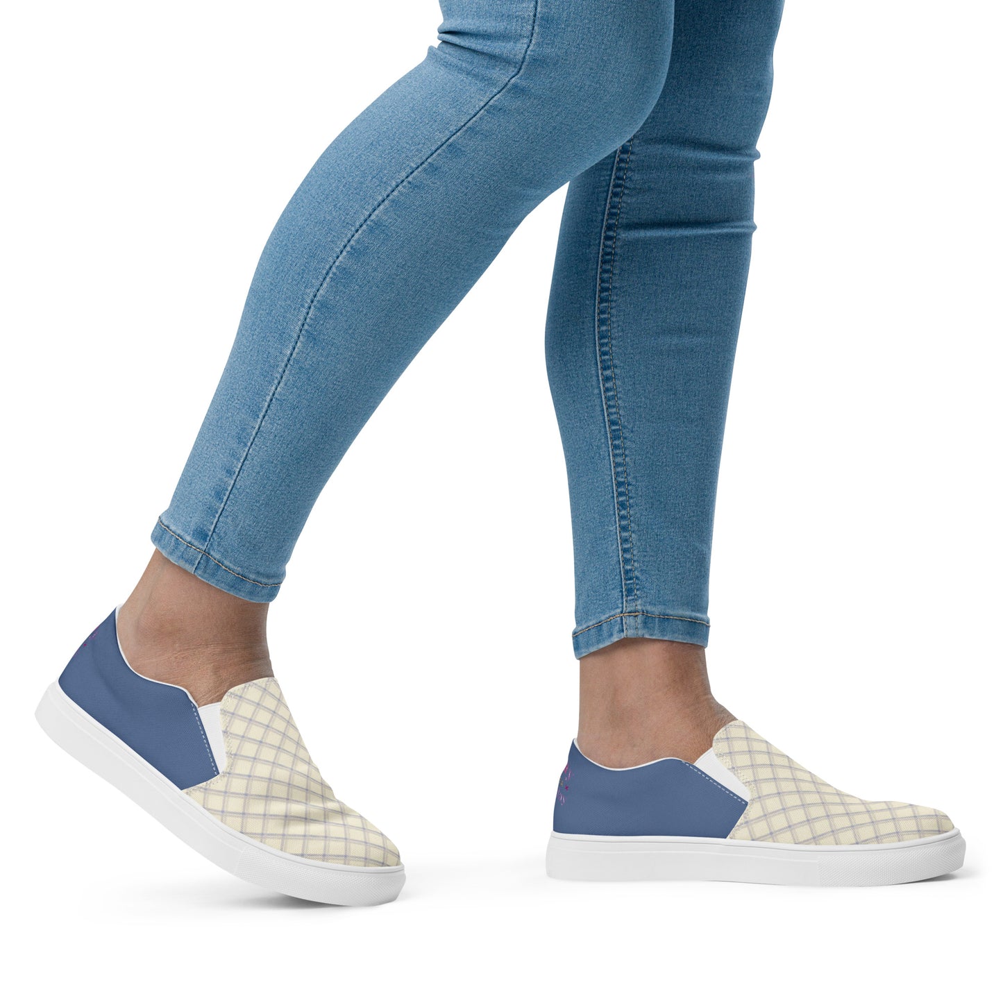 Women’s slip-on canvas shoes (Today Will Be A Great Day)