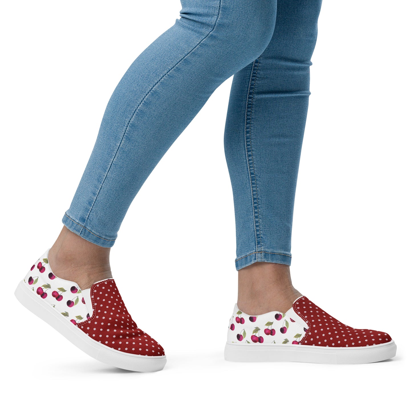 Women’s slip-on canvas shoes (Cake Always a Good Idea)