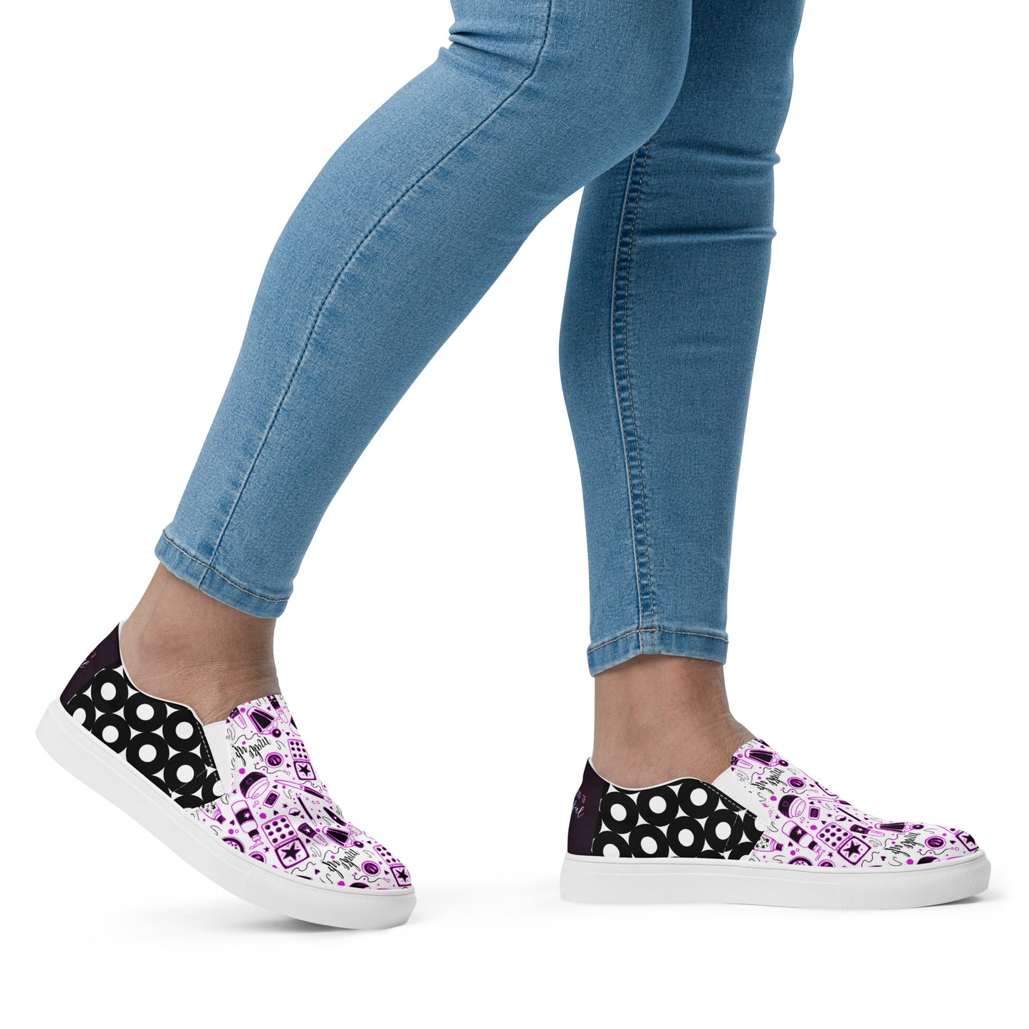 Women’s slip-on canvas shoes (Be Your Own Kind Of Beautiful)