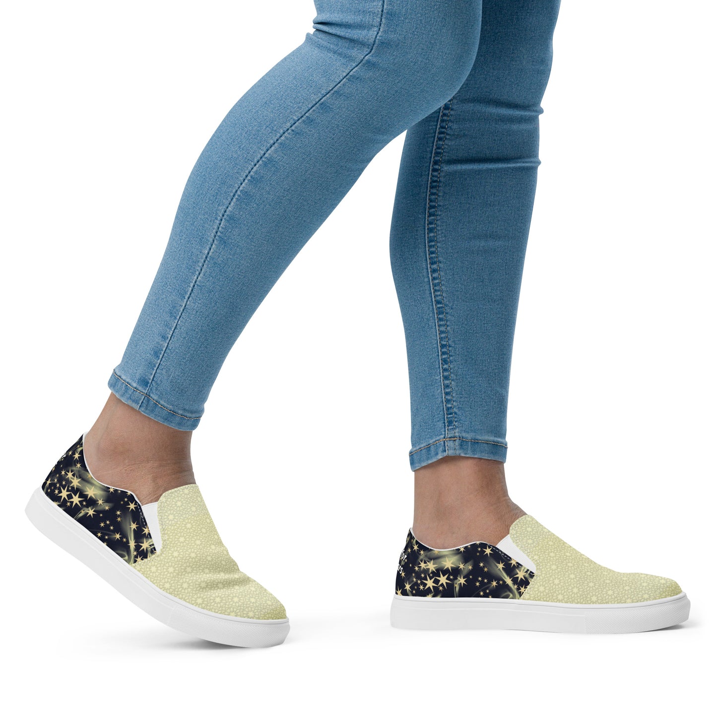 Women’s slip-on canvas shoes (Reach for the stars)