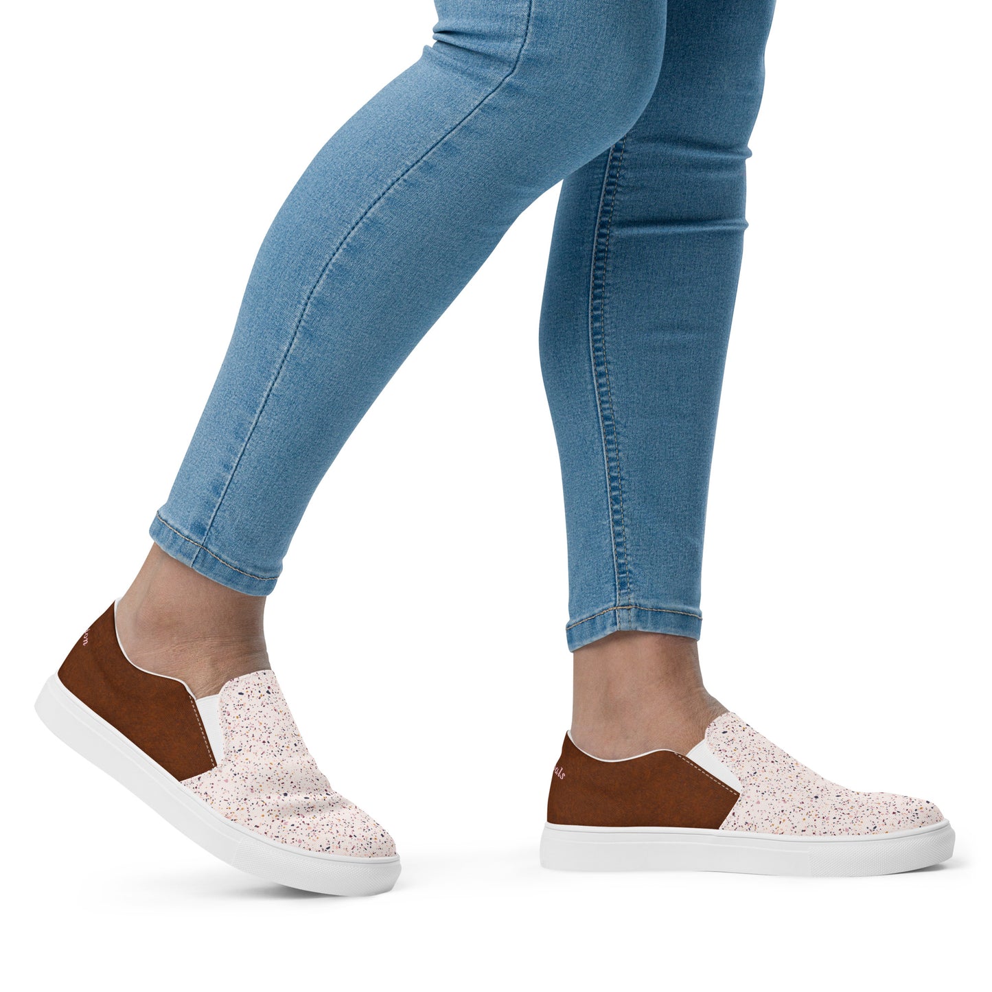 Women’s slip-on canvas shoes (Set Goals/Take Action)