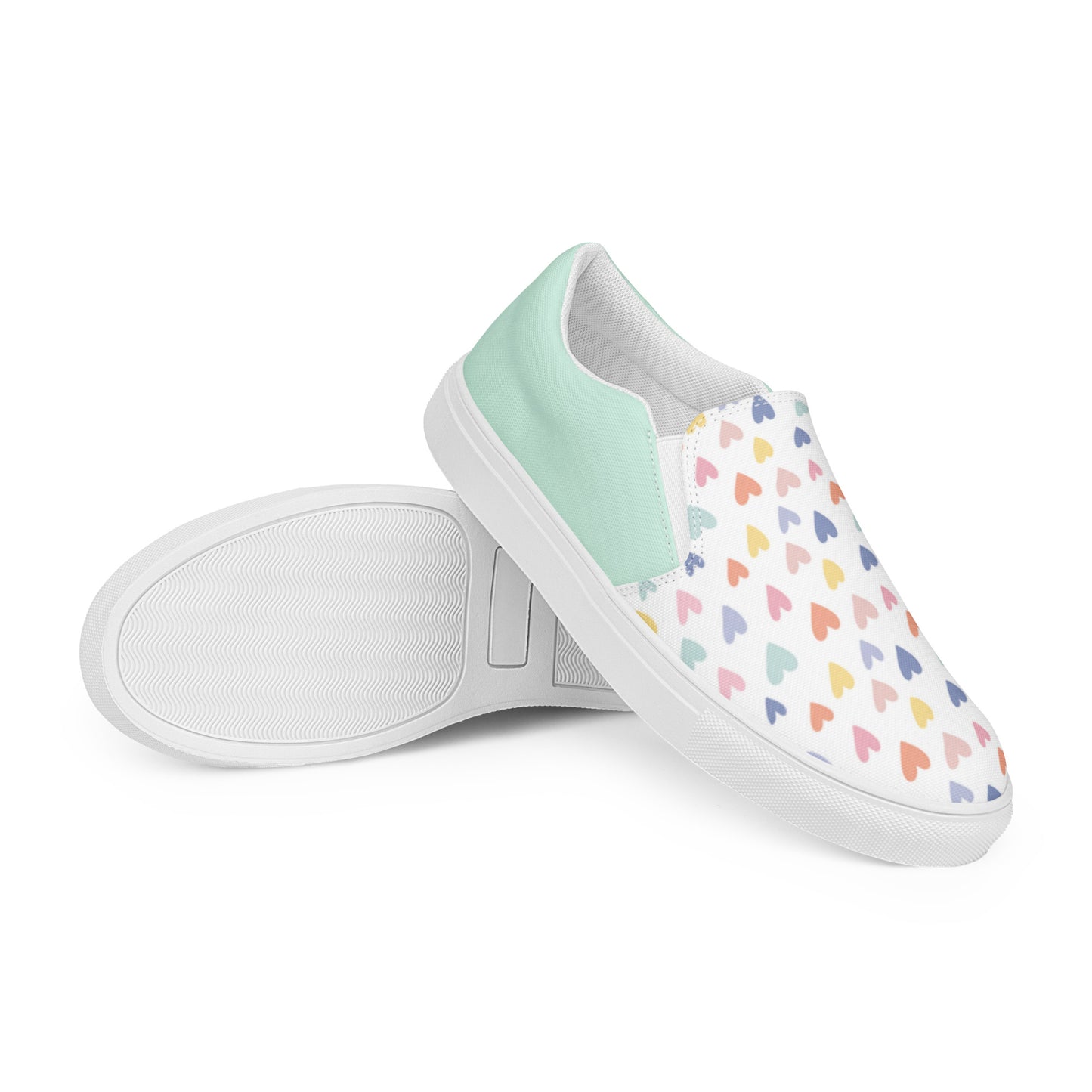 Women’s slip-on canvas shoes (Watermelon/Sloth)