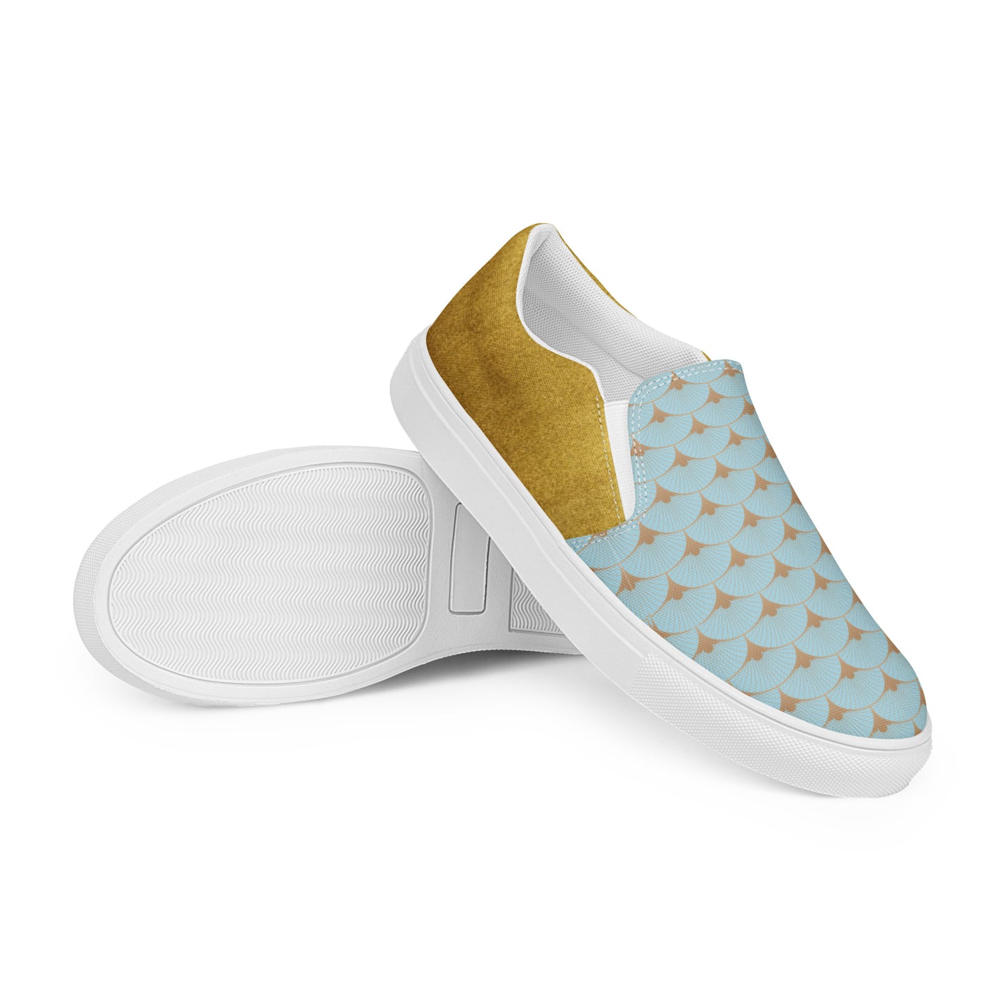 Women’s slip-on canvas shoes (Colorful Fish)