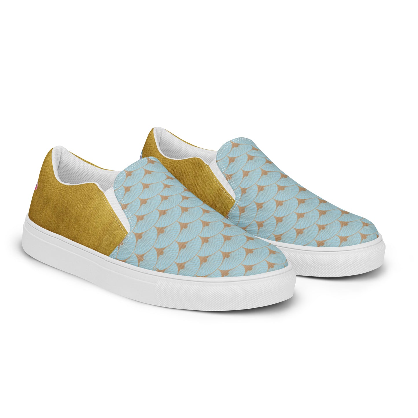 Women’s slip-on canvas shoes (Colorful Fish)