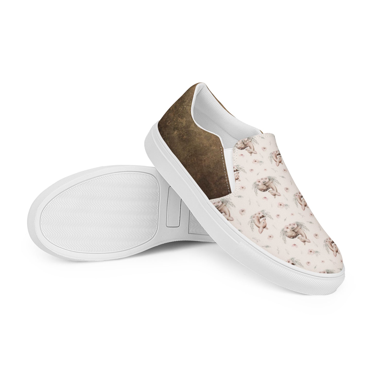 Women’s slip-on canvas shoes (Fawn)