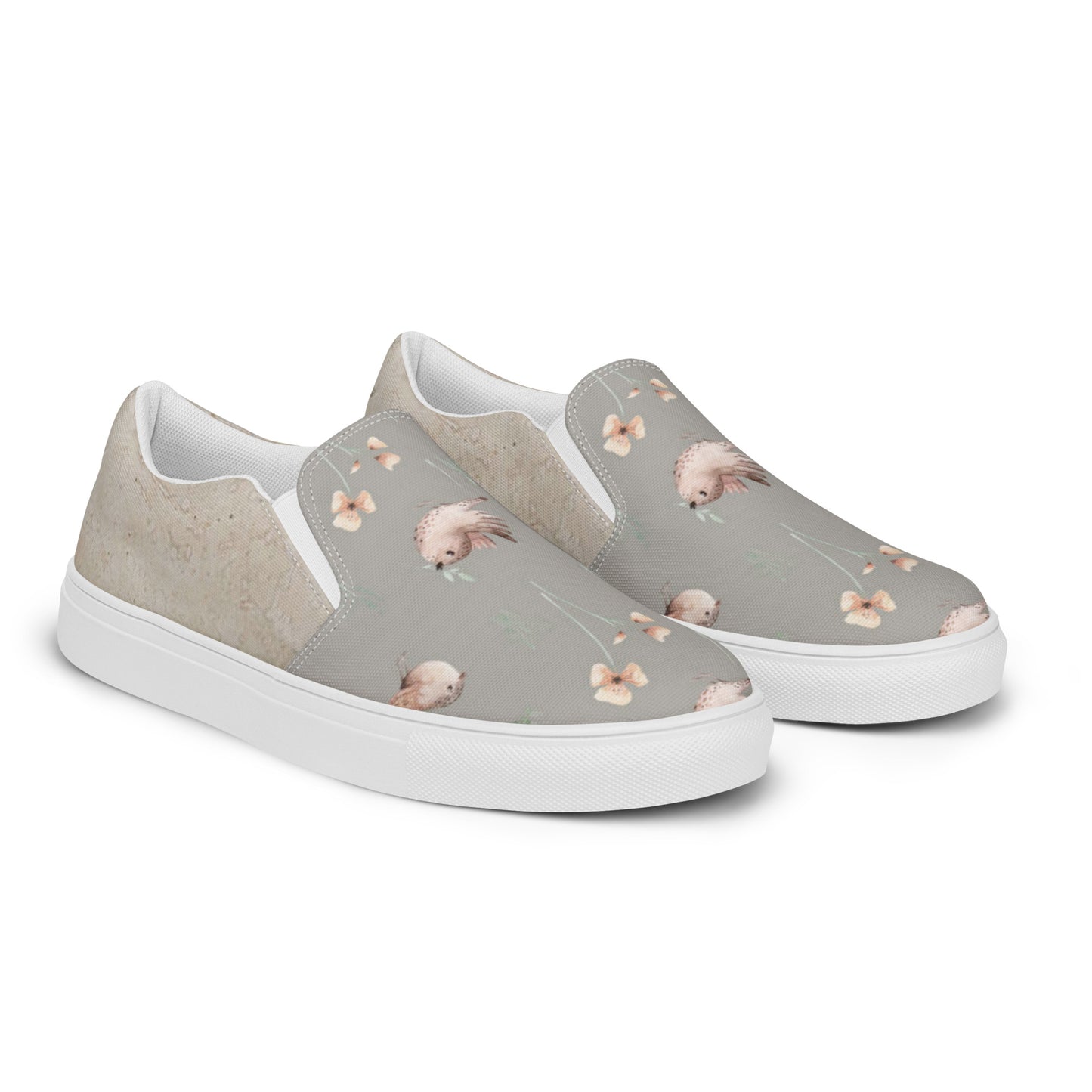 Women’s slip-on canvas shoes (Curious Owl)