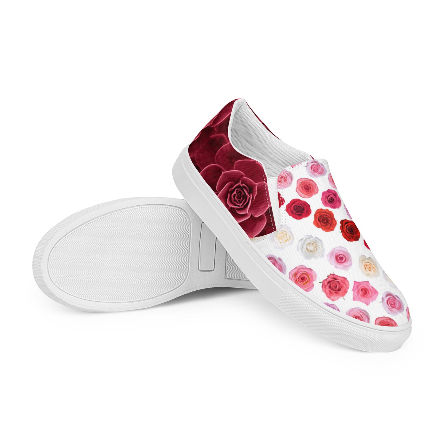 Women’s slip-on canvas shoes (Cute Skunk)