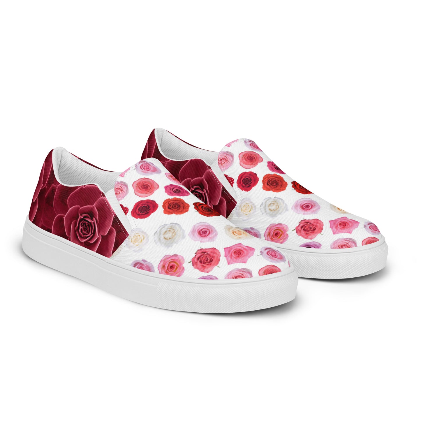 Women’s slip-on canvas shoes (Cute Skunk)