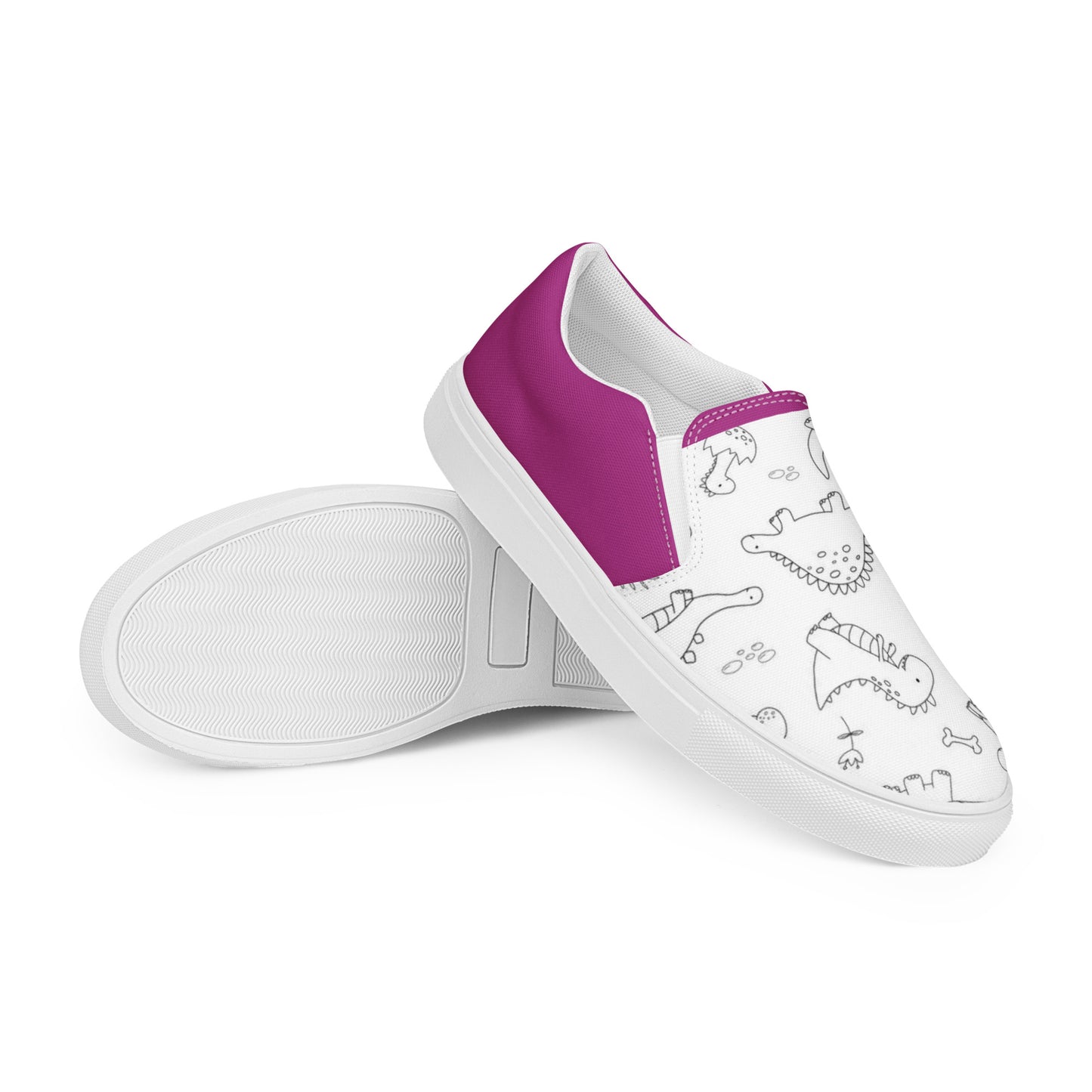 Women’s slip-on canvas shoes (T-Rex)