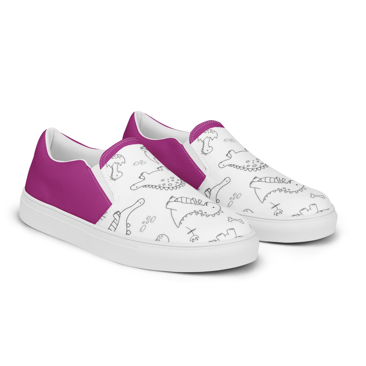 Women’s slip-on canvas shoes (T-Rex)