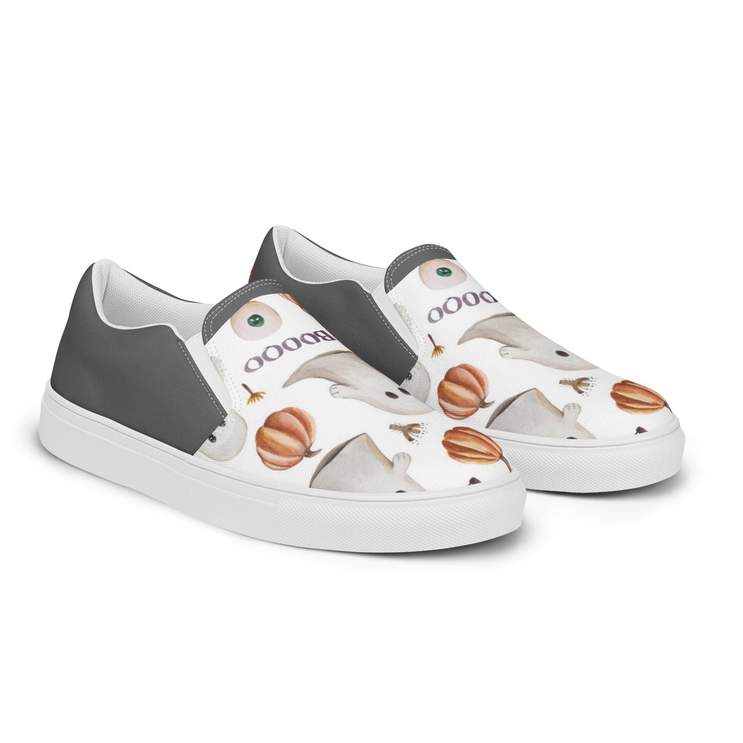 Women’s slip-on canvas shoes (Halloween 4- Spooky Vibes)