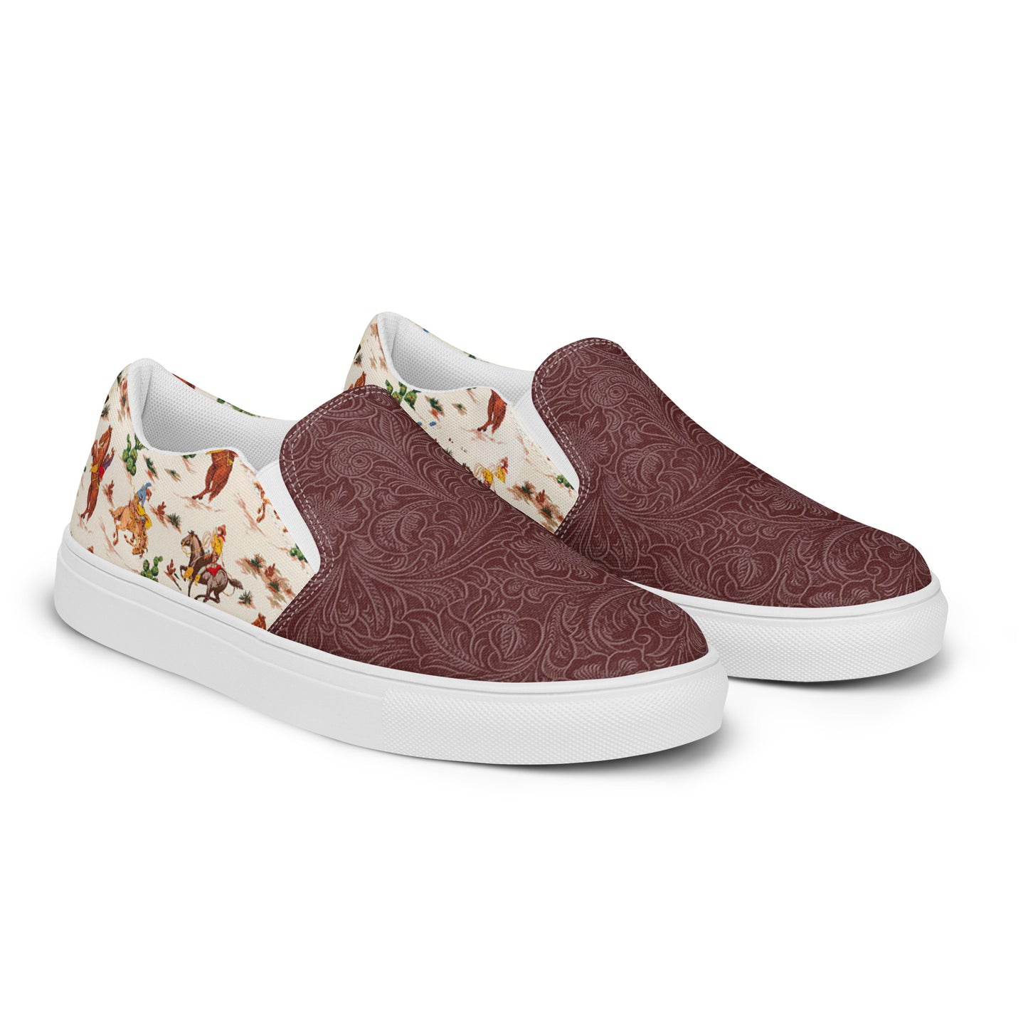 Women’s slip-on canvas shoes (Born To Raise Hell)