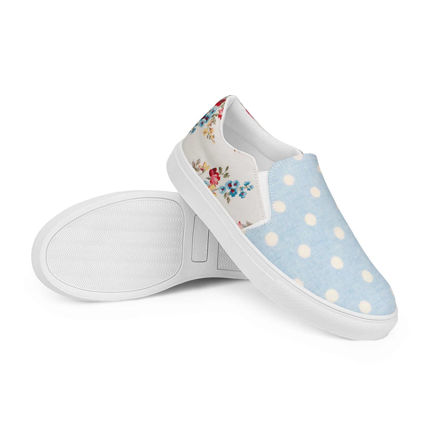 Women’s slip-on canvas shoes (Pin-up Lady)