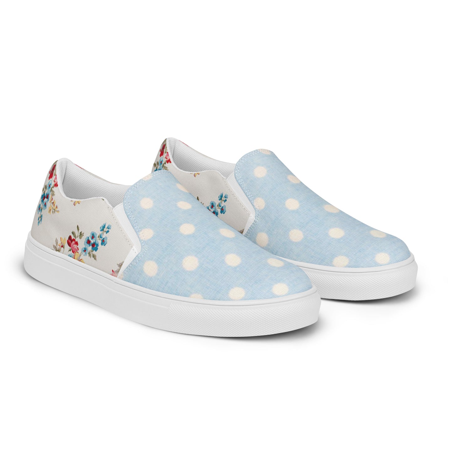 Women’s slip-on canvas shoes (Pin-up Lady)