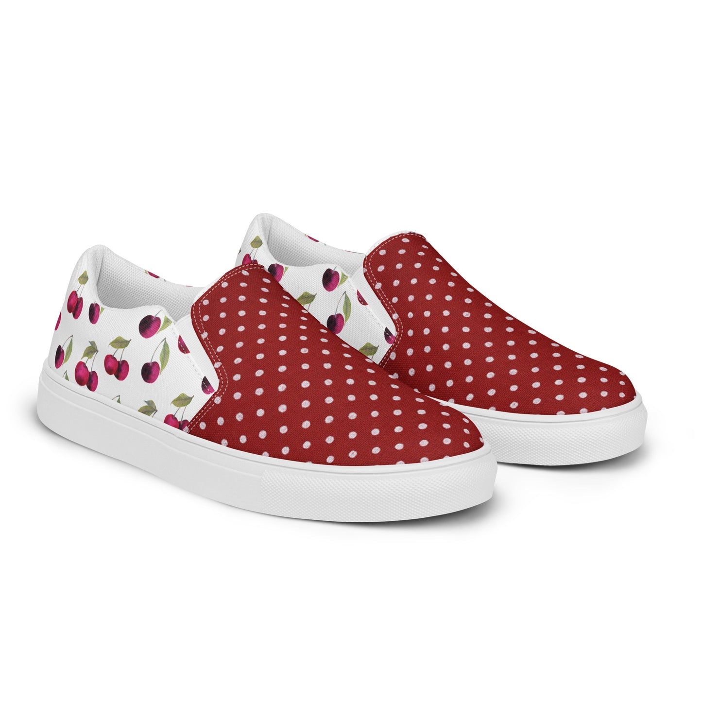 Women’s slip-on canvas shoes (Cake Always a Good Idea)