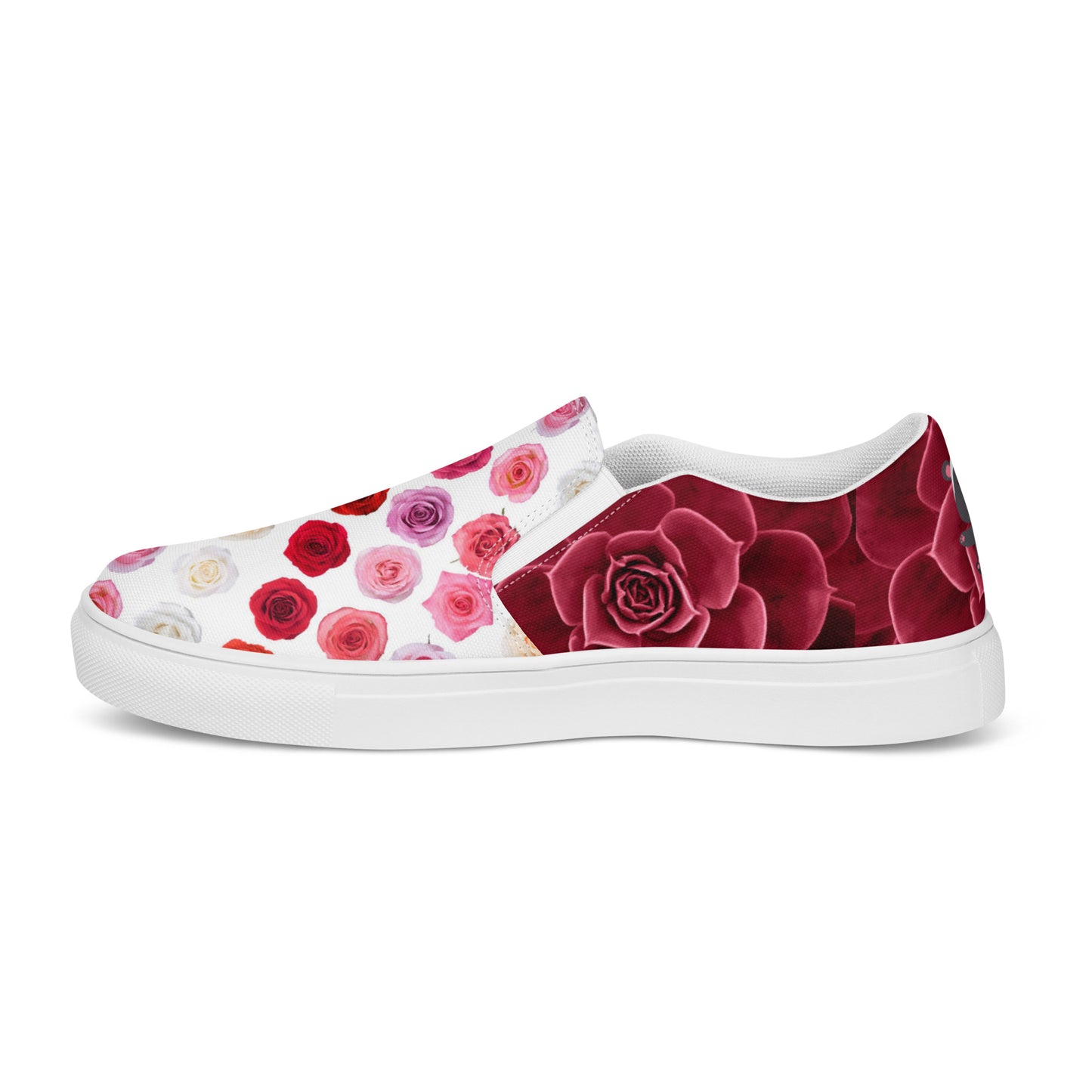 Women’s slip-on canvas shoes (Cute Skunk)