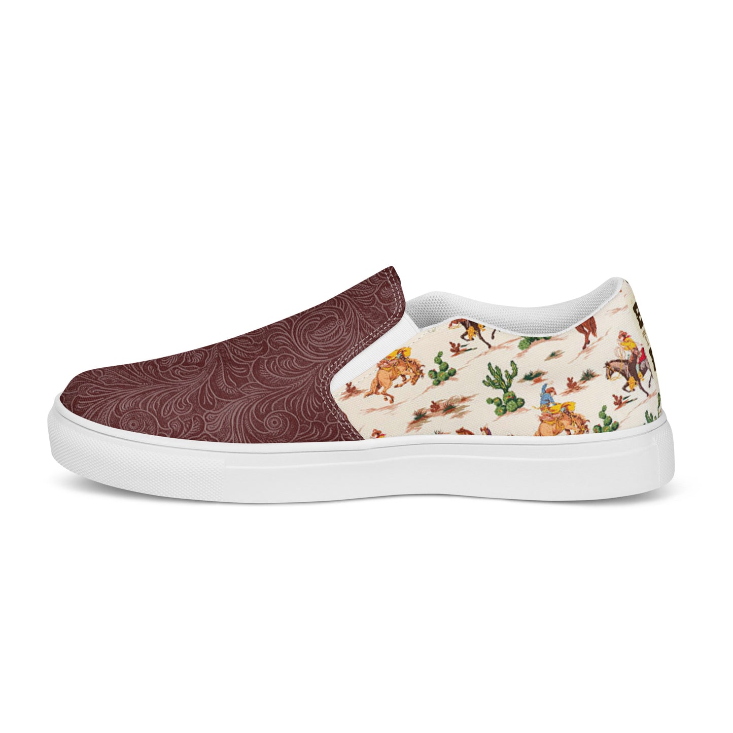 Women’s slip-on canvas shoes (Born To Raise Hell)