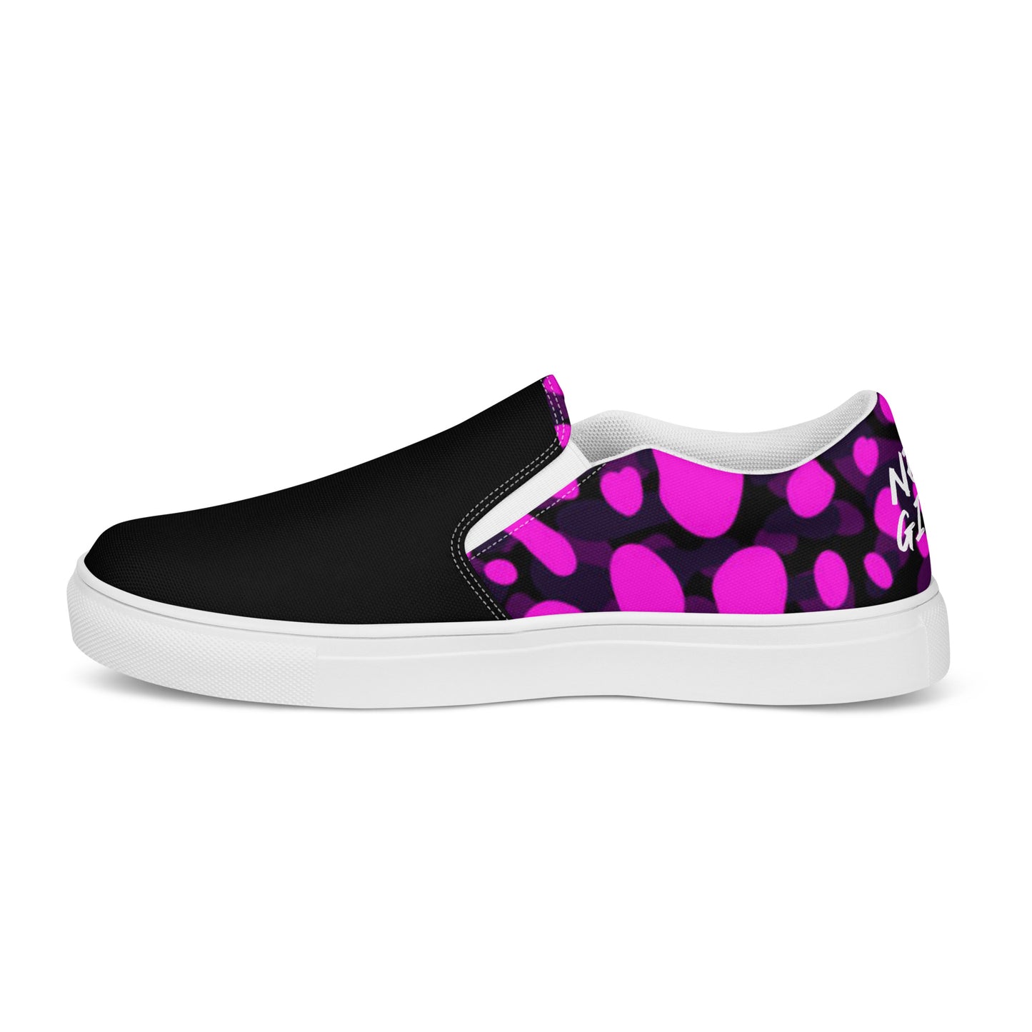 Women’s slip-on canvas shoes (Never Give Up)