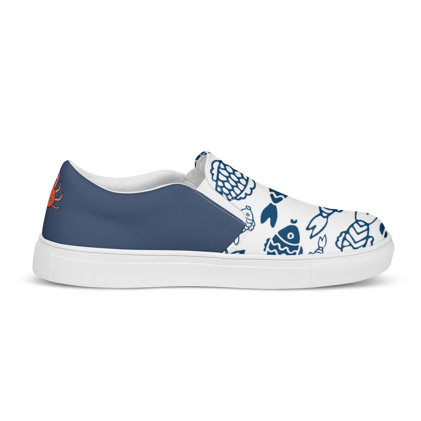 Women’s slip-on canvas shoes (Red Crab)