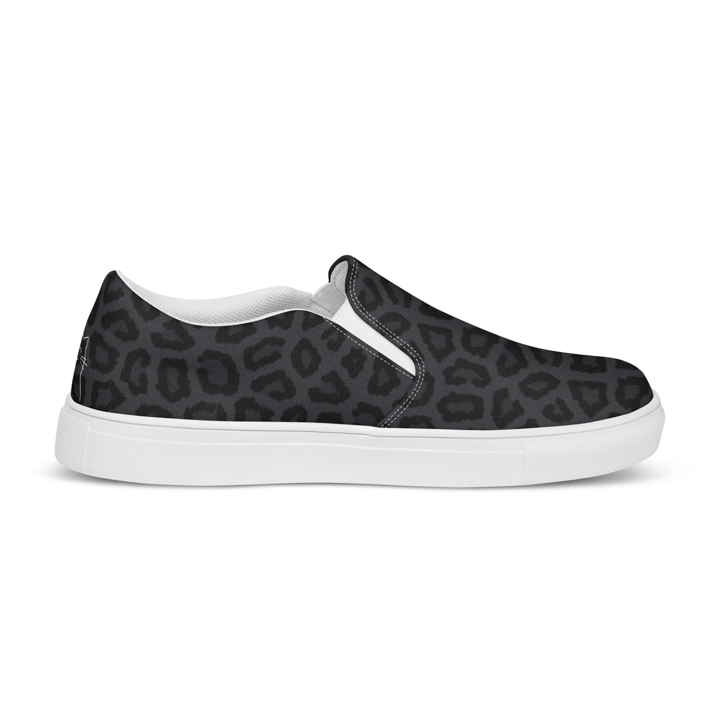 Women’s slip-on canvas shoes (Black Leopard)