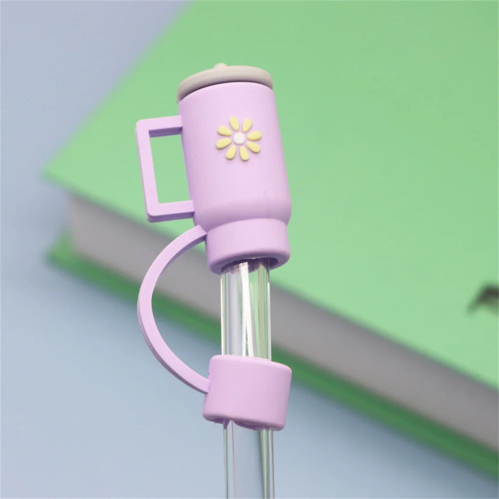 Colorful Silicone Straw Covers